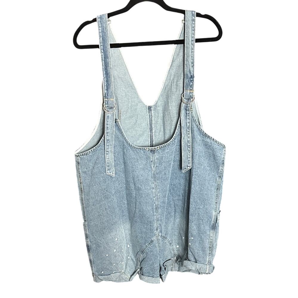 BiBi Light Blue Denim Jumpsuit XL - Picture 3 of 5